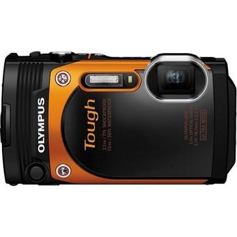 Olympus TG-860 Stylus Tough 16MP Optical Zoom Digital Waterproof Camera (Orange/Black)  