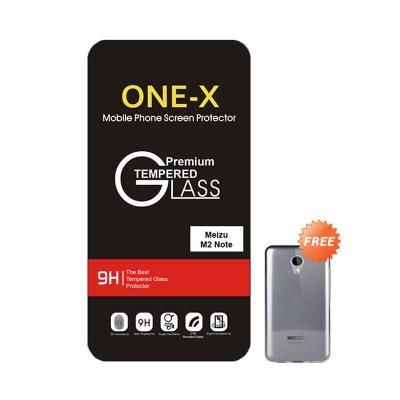 One-X Tempered Glass Screen Protector for Meizu M2 + Free Aircase [5 Inch]