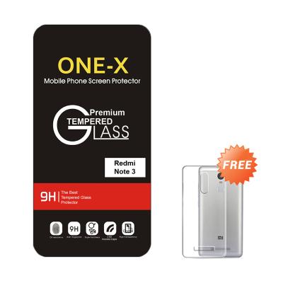 One-X Tempered Glass Screen Protector for Xiaomi Redmi Note 3 + Free Aircase