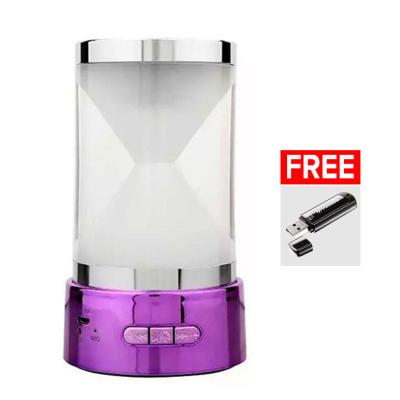 Optimuz Speaker Portable Hourglass - Ungu + FREE Produk Jetflash Transcend JF 350 16 GB