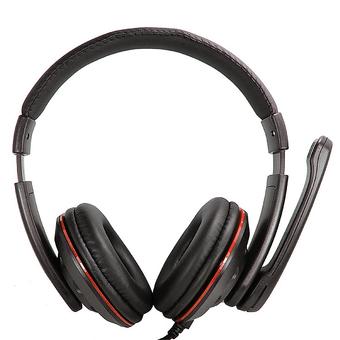 Ovleng Q5 Fashion Stereo Super Bass USB Game Headphone with Microphone for Pc Laptop (Black) (Intl)  