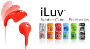 PAKET Earphone iLUV Bubble Gum II / Bubble Gum II / BubbleGum2 - isi 6