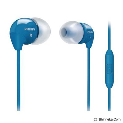 PHILIPS In-Ear Headset with Microphone [SHE3515BL] - Blue