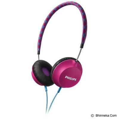 PHILIPS Strada On Ear CitiScape Headband Headphones [SHL 5100PK] - Pink