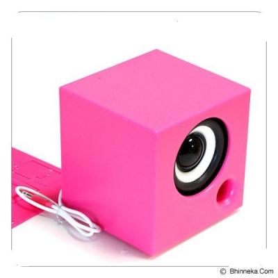 POMME Cube Colorful Speaker [56-740992] - Pink