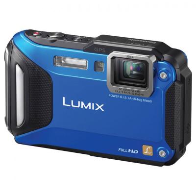 Panasonic Lumix DMC FT6 Kamera Pocket - Blue [Waterproof] + Free Memory Sandisk 8GB + Tas + Screen Guard