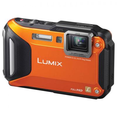 Panasonic Lumix DMC FT6 Waterproof Kamera Pocket - Orange + Free Memory Sandisk 8 GB + Tas + Screen Guard