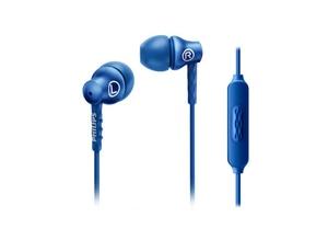 Philips In Ear Headphones with Mic SHE8105 - Biru