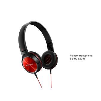 Pioneer Headphone SE-MJ522-R - Merah  