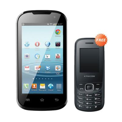 Pixcom Life Dream Black Smartphone + Pixcom Nano Handphone