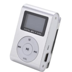 Pod MP3 Player TF card dengan LCD Screen - Silver