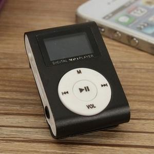 Pod MP3 Player TF card with Small Clip Silver and LCD Screen T2287