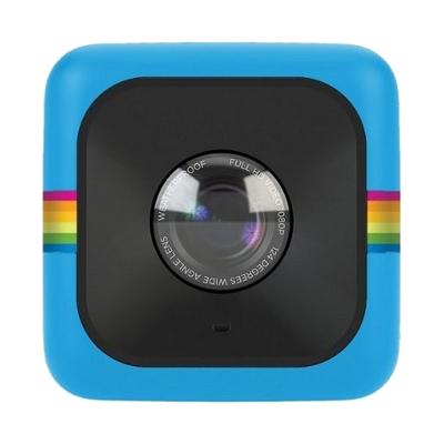 Polaroid HD Cube Biru Action Cam + Tripod Mount