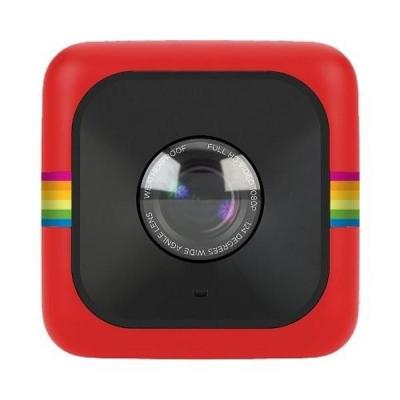 Polaroid HD Cube + Bumper case - Merah
