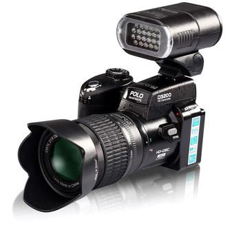 Polo D3200 Professional SLR 5M Pixel 21X optical zoom Digital Camera - Black  