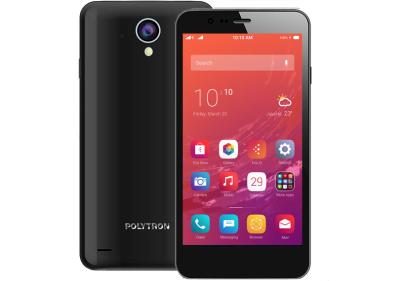 Polytron ZAP 6 4G500 Smartphone - Black + Free Power Bank 6200 mAh + Micro SD 8 GB