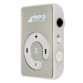 Portable Mini Clip MP3 Player Support 8GB with USB Cable Earphone White  
