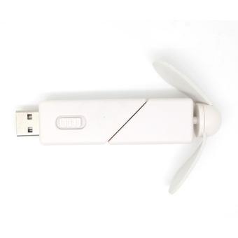 Power Angel Mini USB Fan - White  