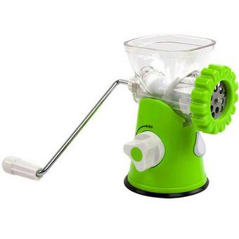 Practical Creative Manual Meat Grinder Hand Operated Kitchen Home Use(Green) (Intl)  