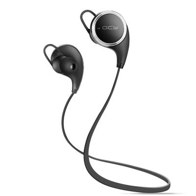 QCY QY8 Bluetooth Headphones Wireless Sport Headphones Stereo Sweatproof Headphones with Mic (Black)