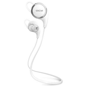 QCY QY8 Bluetooth Version4.1 In-ear Style Headphone Wireless Stereo Headset for Music and Phone Call(WHITE)(INTL)  