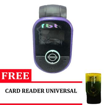 RBT CG-93 Car MP3 USB/TF Player WITH FM Modulator Gratis Card Reader Universal - Ungu  