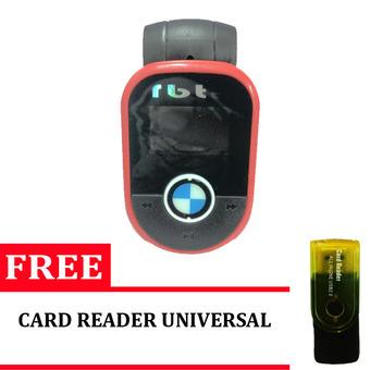 RBT CG-93 Car MP3 USB/TF Player WITH FM Modulator - Oranye + Gratis Card reader Universal  