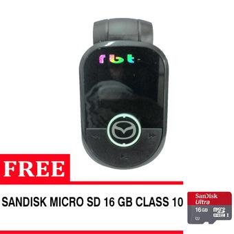 RBT CG-93 Car MP3 USB/TF Player With FM Modulator + Gratis Sandisk Micro SD 16 GB Class 10 High Speed - Hitam  