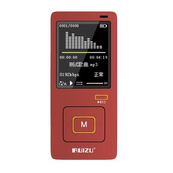 RUIZU X10 8GB Faultless 40 hours HiFi Sport Mp3 Player with LCD Display (Red)  