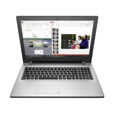 Rabu Cantik - Lenovo Ideapad 300 80M2003UID Notebook - Silver [14"/N3150/500GB/Win10]