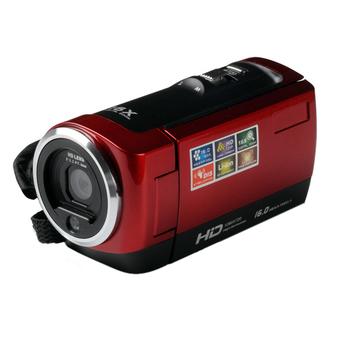 Red 720P HD Digital Video Camera 2.7" TFT LCD 16x Zoom Camcorder DV Anti-shake (Intl)  