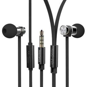 Remax Earphone Headset RM565i for Iphone + Android (Hitam)  