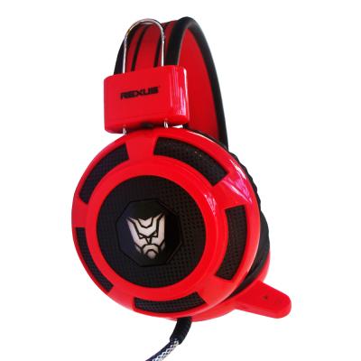Rexus Pro Gaming Headset F15 LED - Merah