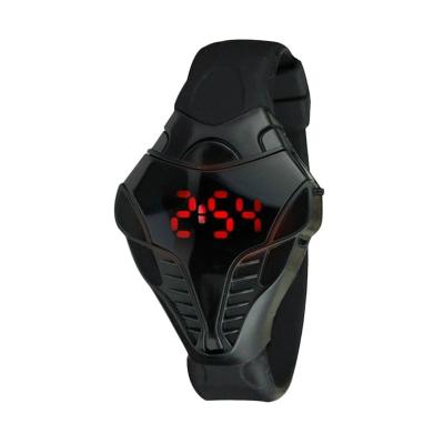 Rhaya Grosir LED Watch Cobra Transformer Hitam Jam Tangan Pria