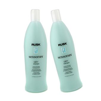 Rusk Sensories Calm Guarana and Ginger Nourishing Shampoo (Duo Pack) 2x400ml/13.5oz  