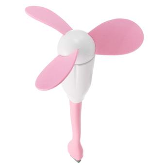 S & F Portable Bamboo Dragonfly USB Cooling Fan for PC (Pink) (Intl)  