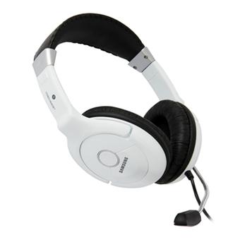 SAMSUNG SHS-100V/W White Talking & Sound Stereo Headset Premium for PC/GENUINE  