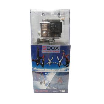 SBox S1 Action Camera 12 MP - Hitam  