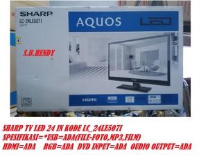 SHARP LED TV 24 IN LC_24LE507I