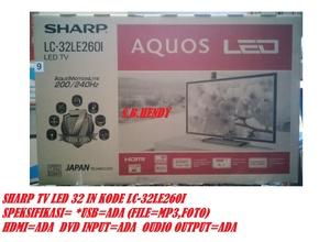 SHARP LED TV 32 IN LC_32LE260I