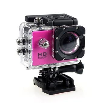 SJ 6000 Waterproof WIFi Action Camera 12MP 1080P HD 2.0LCD Diving Helmet Sports Car Camera with Free Accessories Kit (Pink) (Intl)  