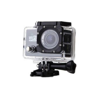 SJ 6000 Waterproof WIFi Action Camera 12MP 1080P HD 2.0LCD Diving Helmet Sports Car Camera with Free Accessories Kit (Grey) (Intl)  