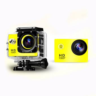 SJ4000 Full HD 1080P 12MP Car Cam Outdoor Sports DV Action Waterproof Camera Yellow (Intl)  