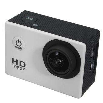 SJ4000 Sport DVR 1080P FHD Video Action Waterproof Camera EU Plug (White)  