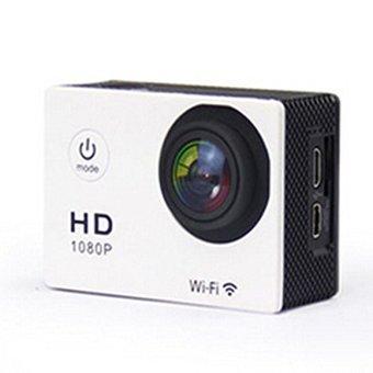 SJ4000 WiFi Action Camera 12MP 1080P H.264 1.5 Inch 170° Wide Angle Lens Waterproof Diving HD Camcorder Car DVR with Free Makibes Cleaning Cloth (White) (Intl)  