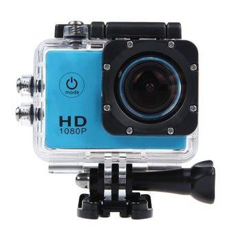 SJ4000 WiFi Action Camera 12MP 1080P H.264 1.5 Inch 170 Degree Wide Angle Lens Waterproof Diving HD Camcorder Car DVR with Free Makibes Cleaning Cloth (Blue) (Intl)  