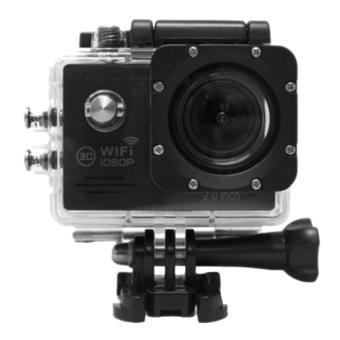 SJ7000 Full HD 1080P 2.0 inch LCD Screen Novatek 96655 WiFi Sports Camcorder Camera with Waterproof Case, 170 Degrees HD Wide-angle Lens, 30m Waterproof (Black) (Intl)  