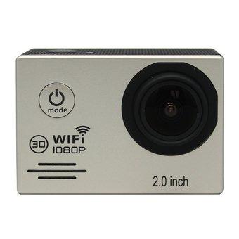 SJ7000 Wifi 2.0” Screen Waterproof Action Camera for Sport Silver (Intl)  