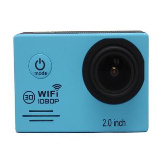 SJ7000 Wifi 2.0” Screen Waterproof Action Camera for Sport Blue (Intl)  
