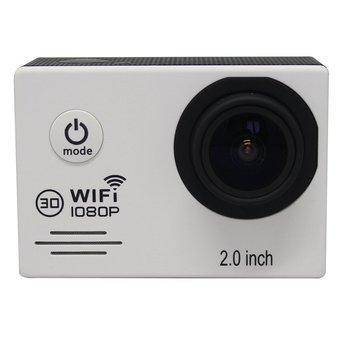 SJ7000 Wifi 2.0” Screen Waterproof Action Camera for Sport White (Intl)  